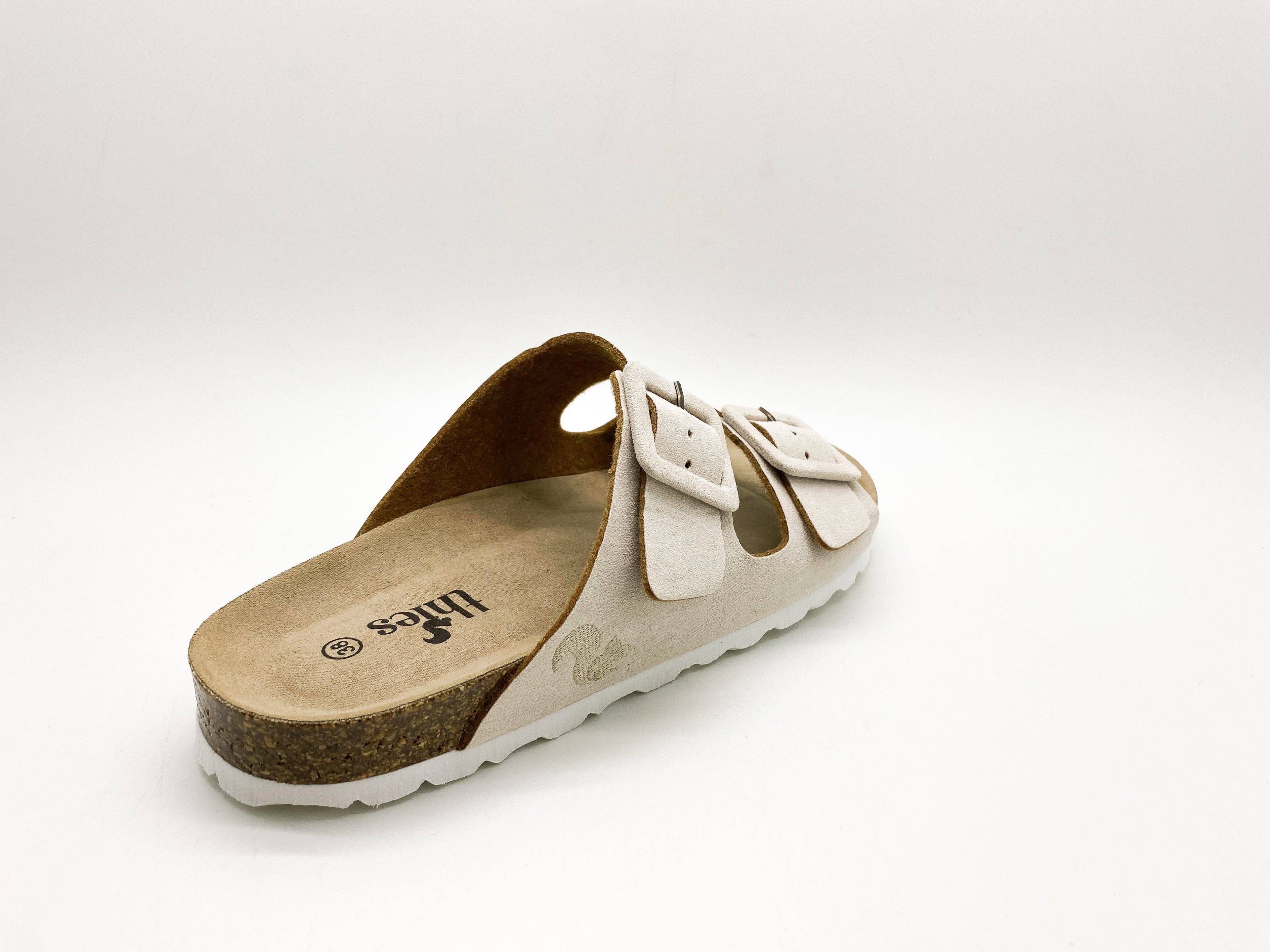 Thies 1856 ® Eco Bio Covered Sandale vegan in Creme