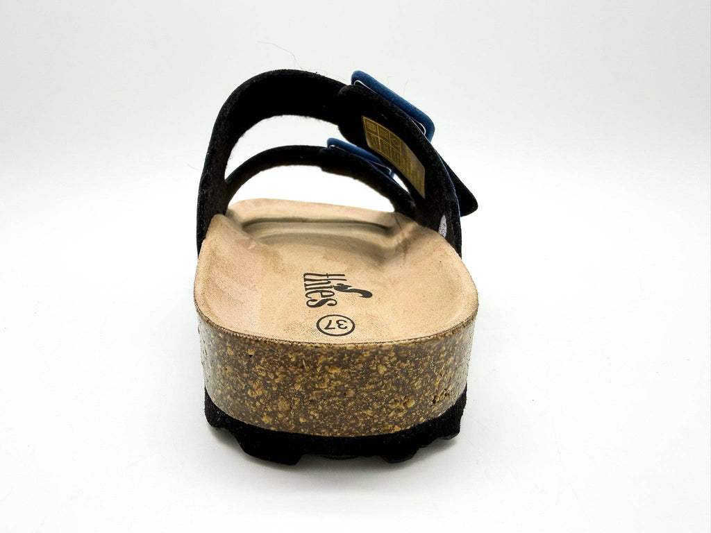 Thies 1856 ® Eco Bio Covered Sandale vegan Saphirblau