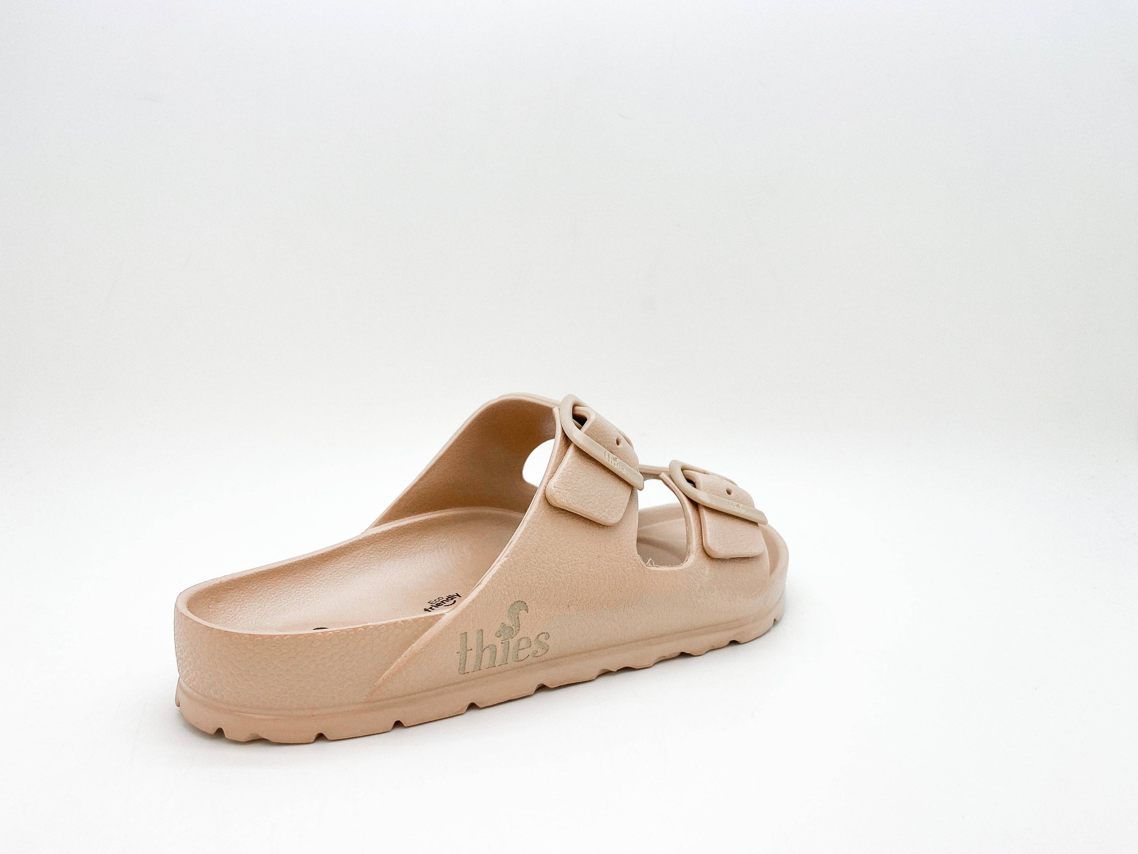 Thies 1856 ® Ecofoam vegane Sandale in Bronze