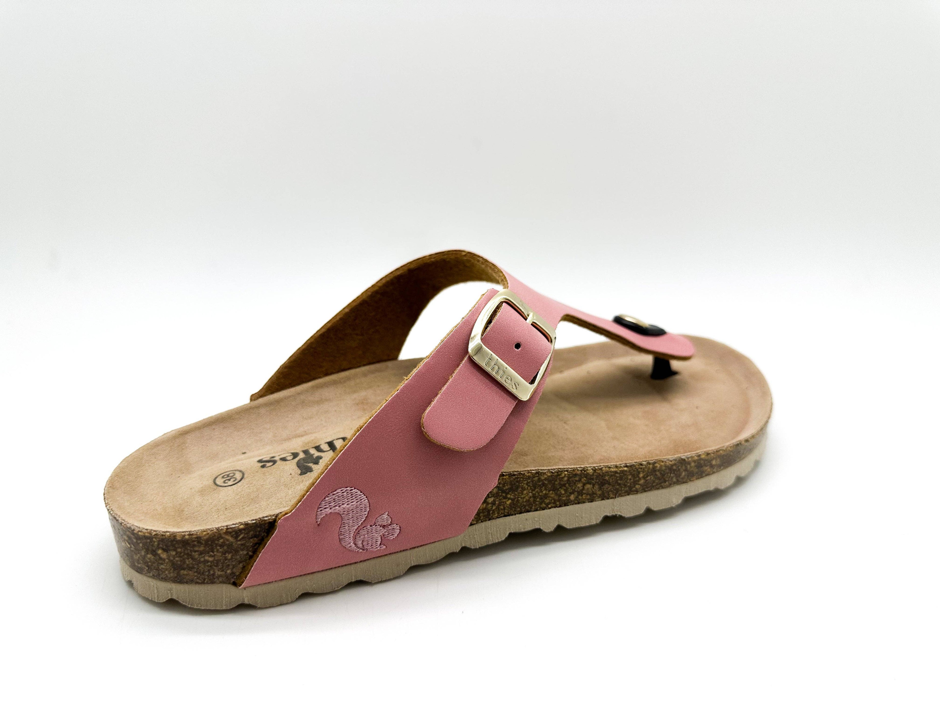 Thies 1856 ® Eco Bio Zehentrenner vegan pink grapefruit