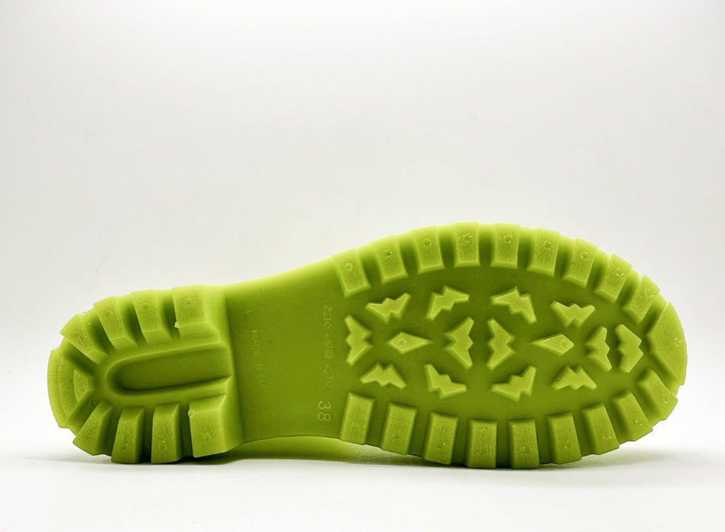 Thies ® Bio Regenstiefel Limette vegan | 100% wasserdichte biologisch abbaubare Regenstiefel