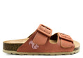 Thies 1856 ® Eco Bio bedeckte Sandale, vegan, Terrakotta-Rose: Rosa / Veggie-Wildleder recyceltes PES / 40