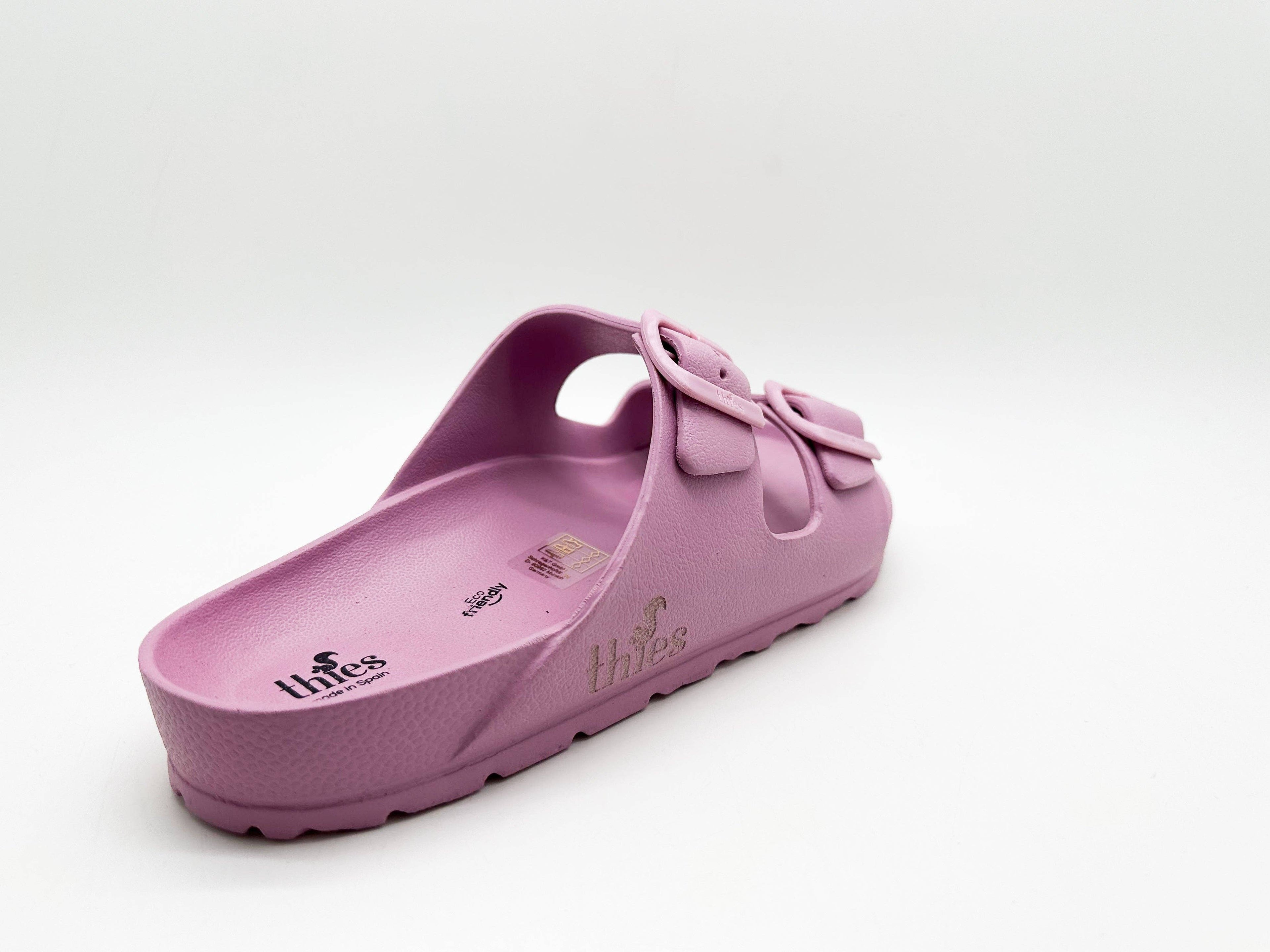 Thies 1856 ® Ecofoam vegane Sandale in Malve