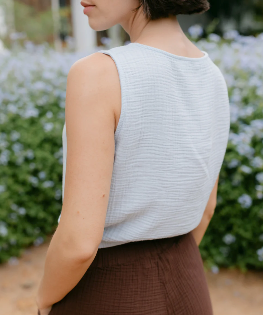 MUSSELIN CROP TOP MARIE