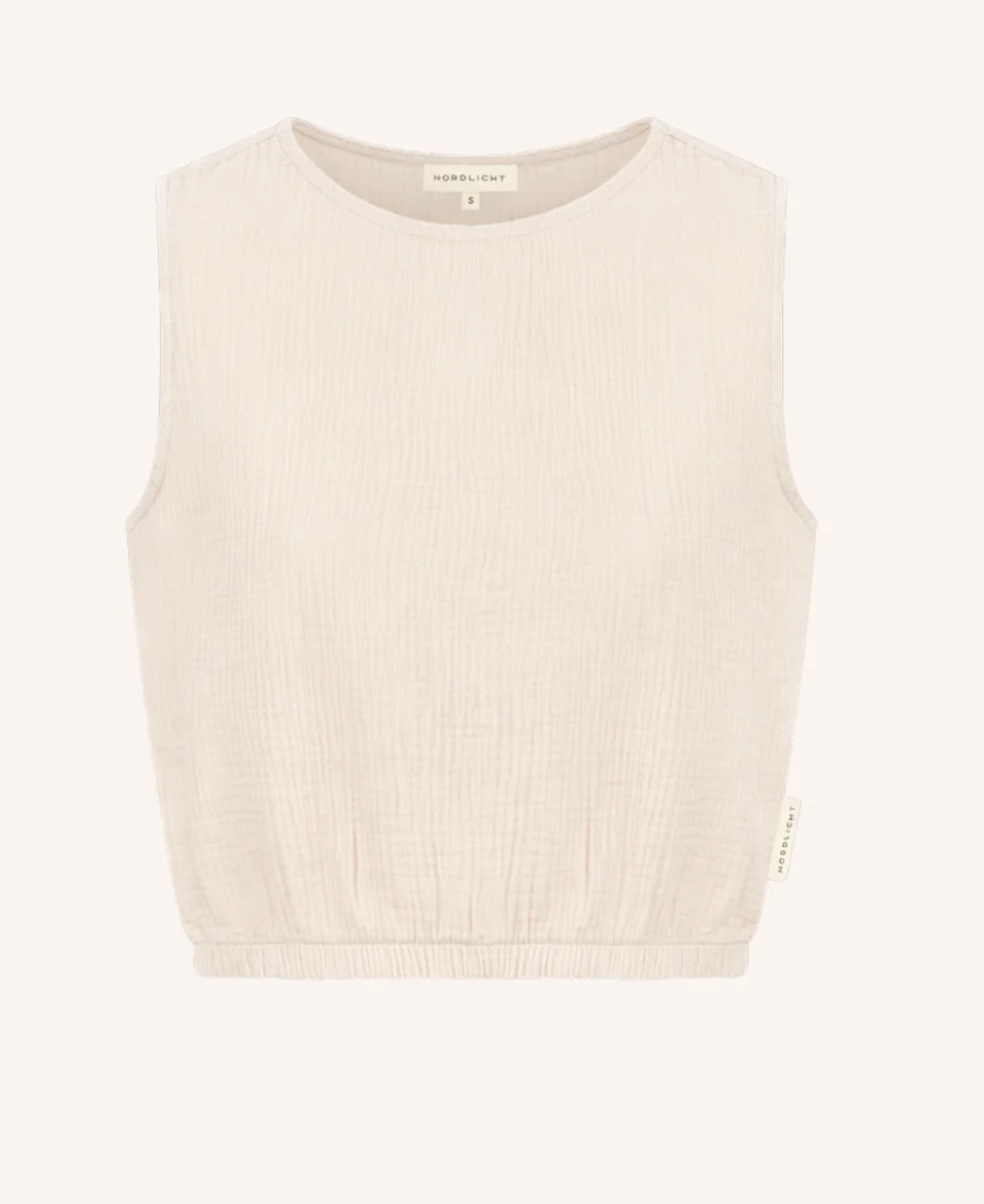 Musselin Crop Top Marie Damen – nachhaltig