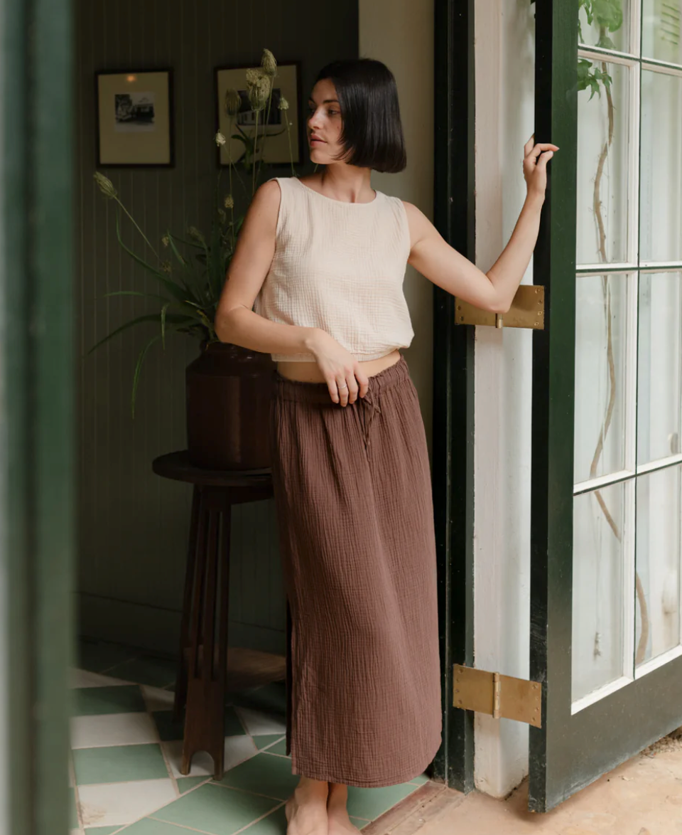 MUSSELIN CROP TOP MARIE