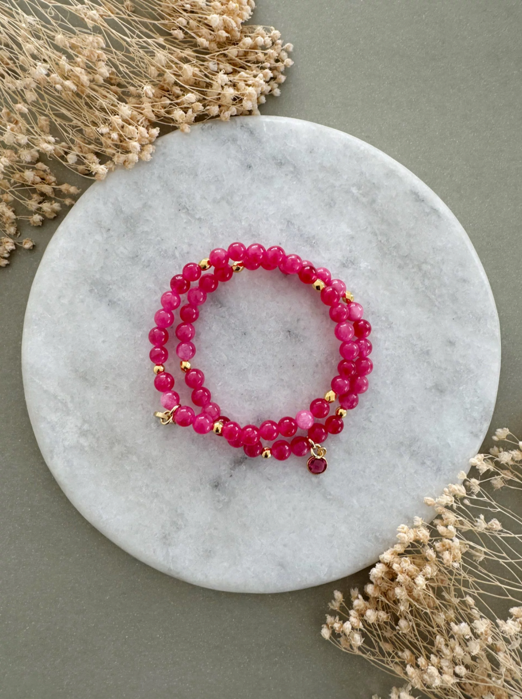 Jade-Set „Berry Cream“