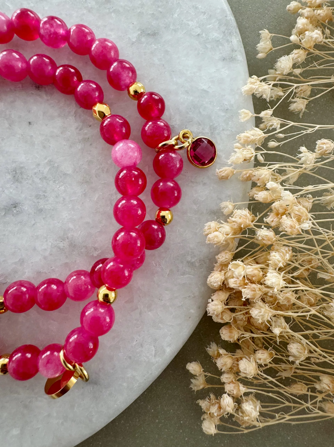 Jade-Set „Berry Cream“