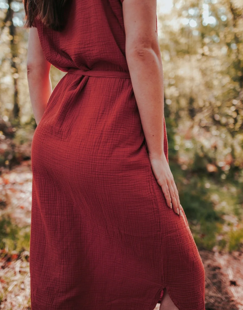Musselin Kleid Elin