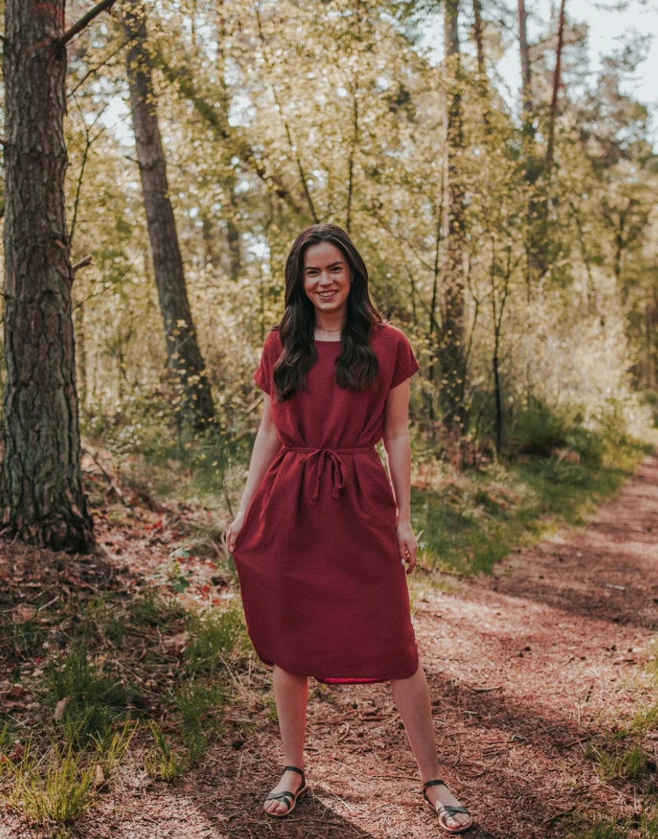 Musselin Kleid Elin