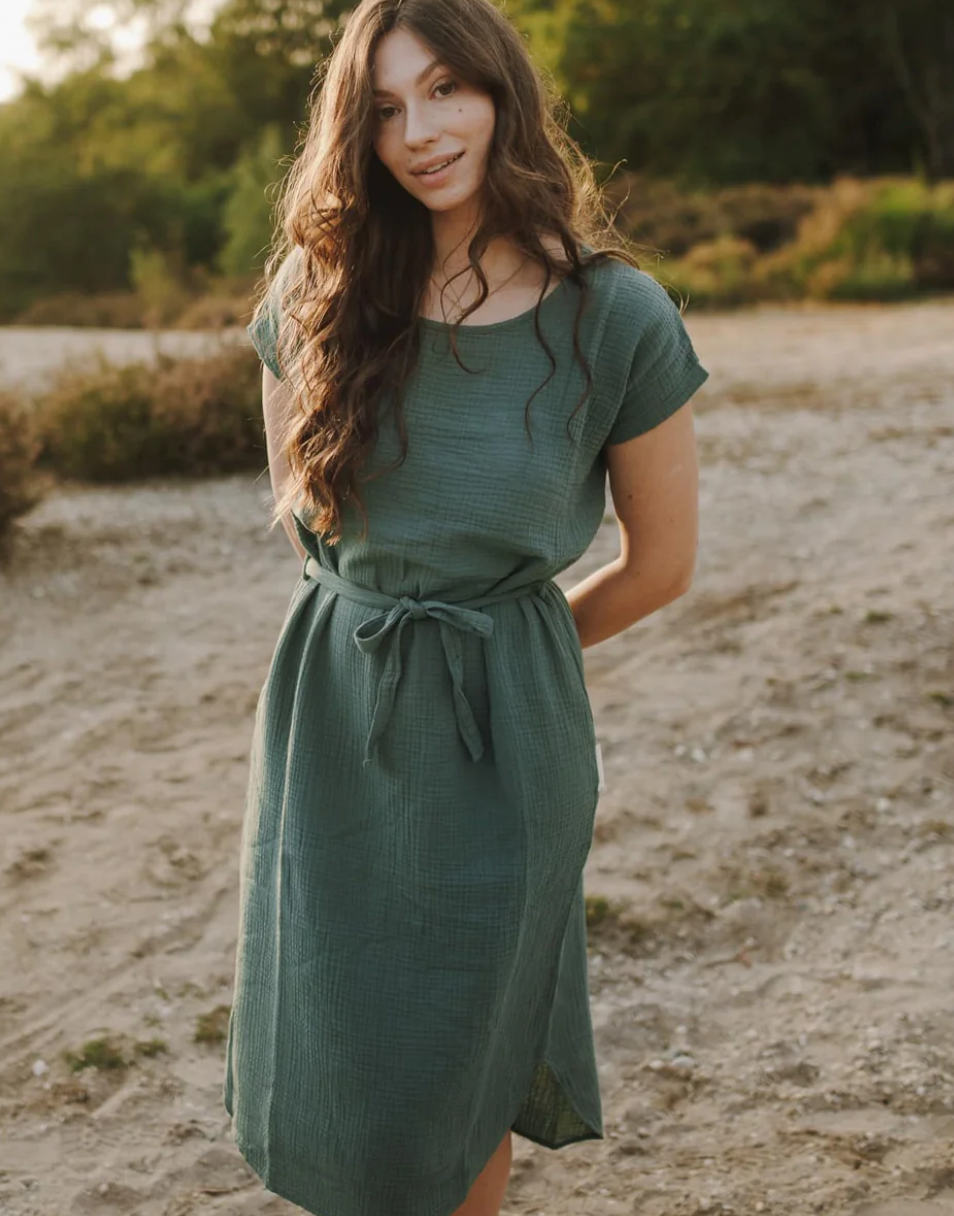 Musselin Kleid Elin