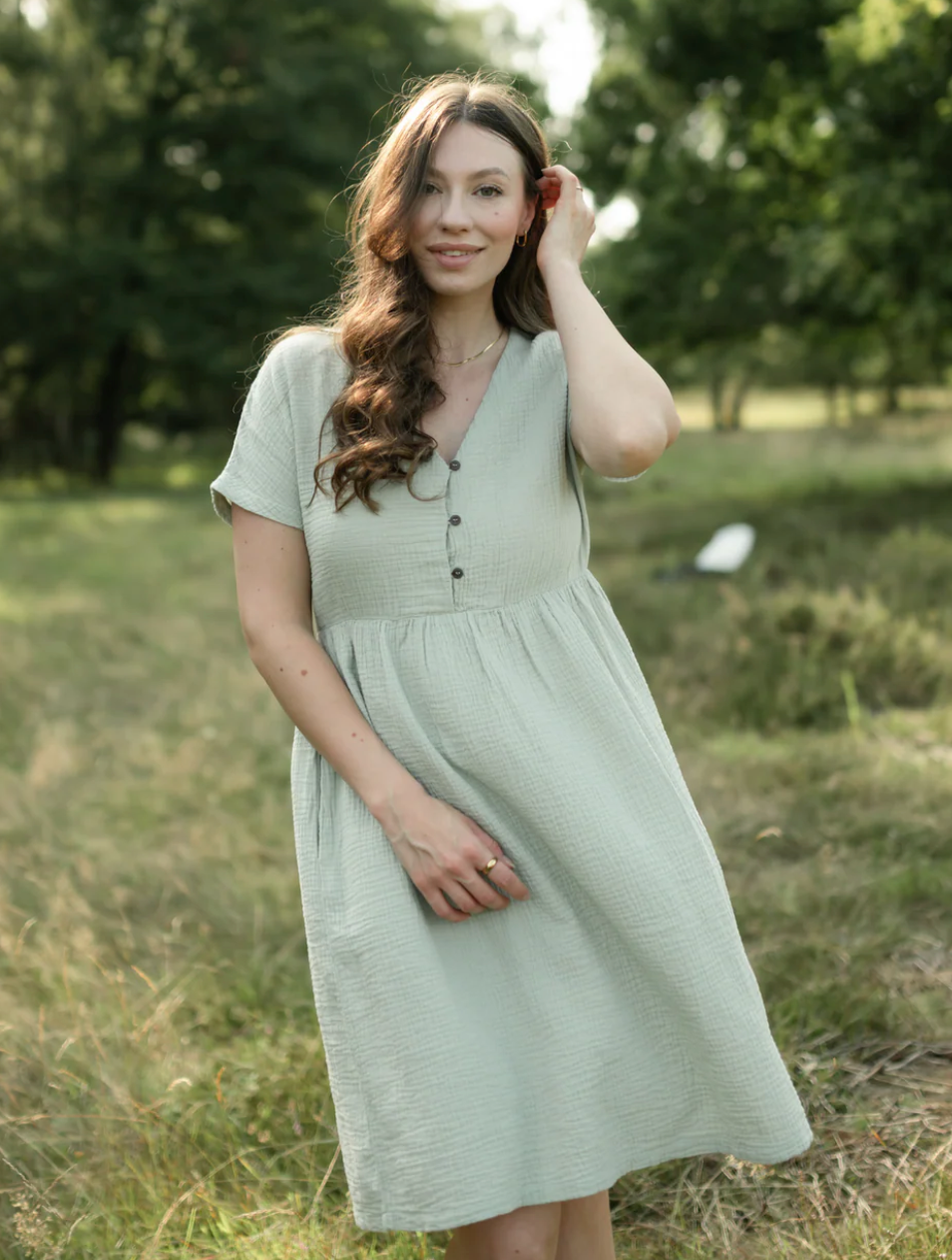 Musselin Kleid Alma