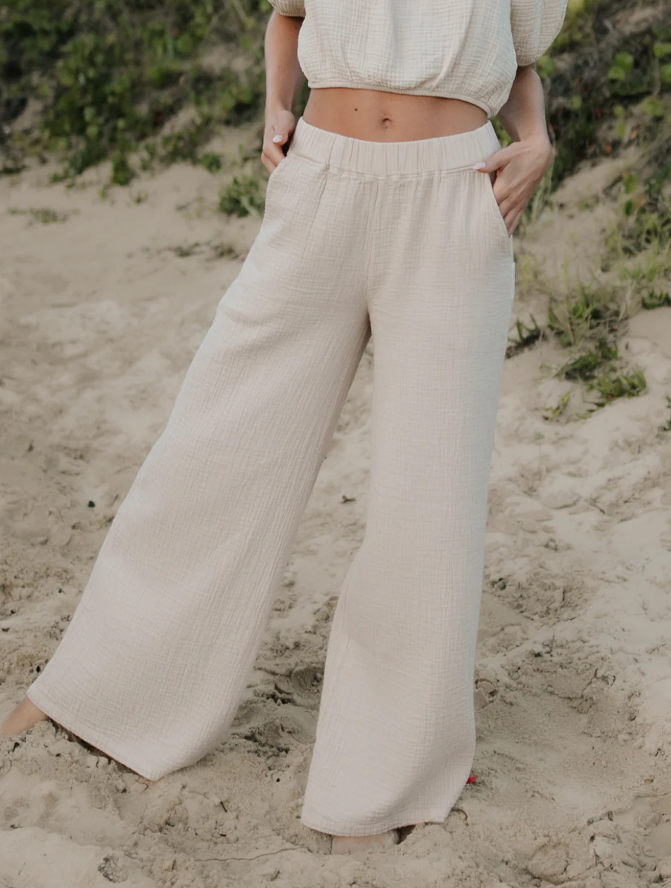 Musselin Palazzo Hose Nilla