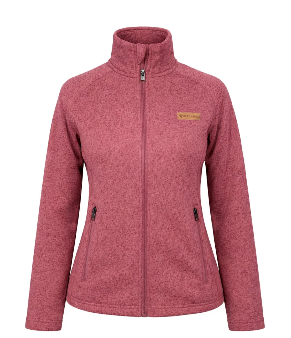 BERGMENSCH® - Damen Strickfleece-Jacke
