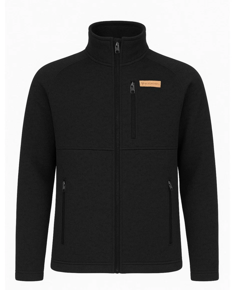 BERGMENSCH® - Herren Strickfleece-Jacke