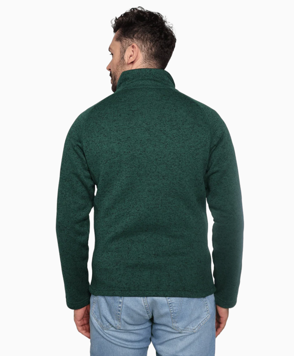 BERGMENSCH® - Herren Strickfleece-Jacke