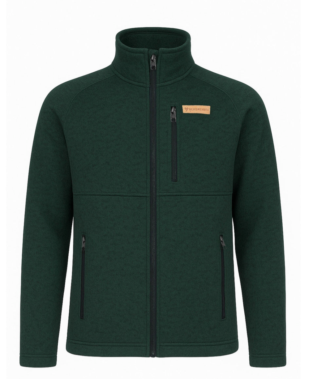 BERGMENSCH® - Herren Strickfleece-Jacke