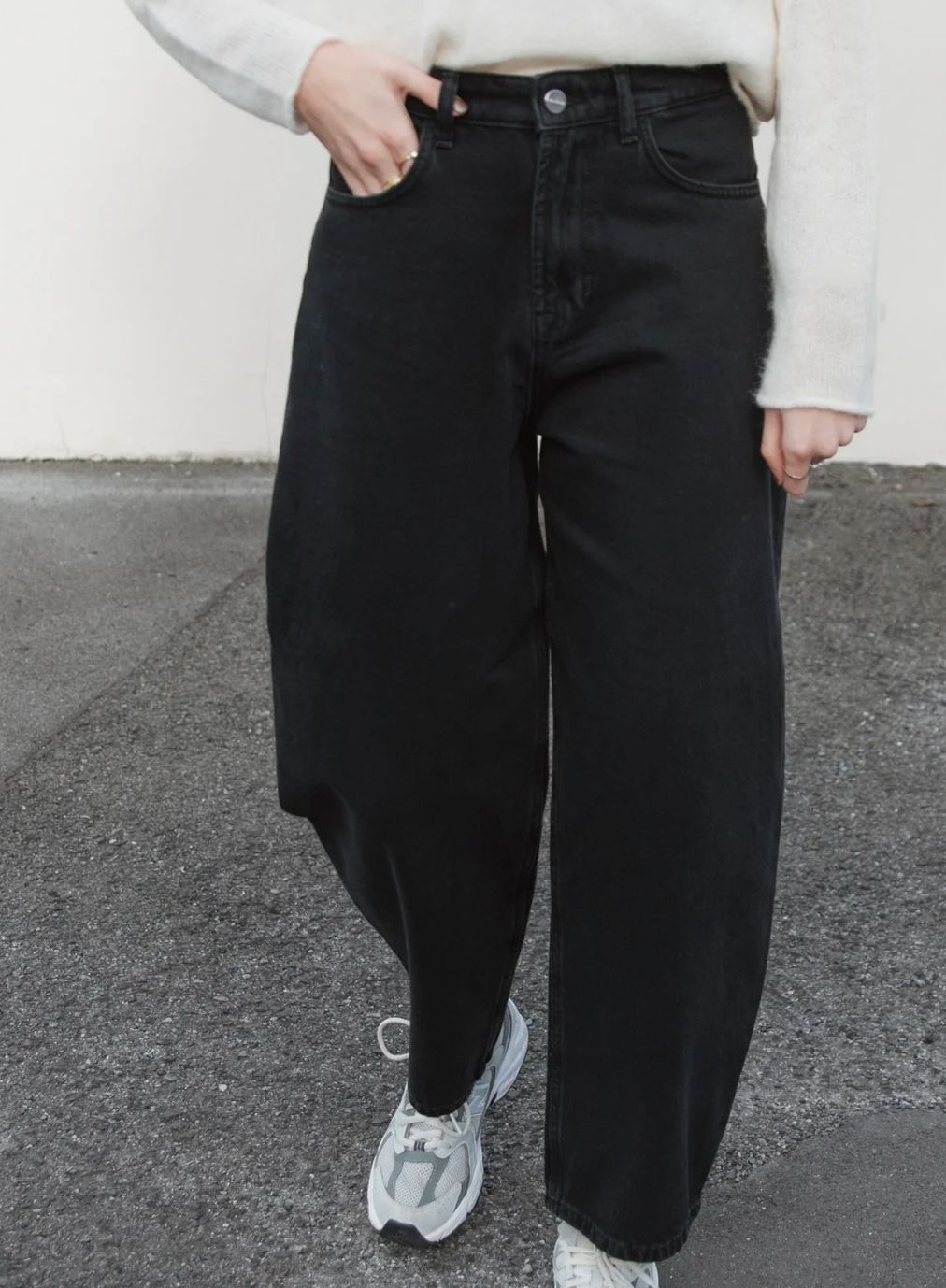 O-Shape Jeans Black