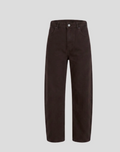 clarahimmel O-Shape Jeans Chocolate – Vorderansicht, Bio-Baumwolle, Chocolate-Farbe