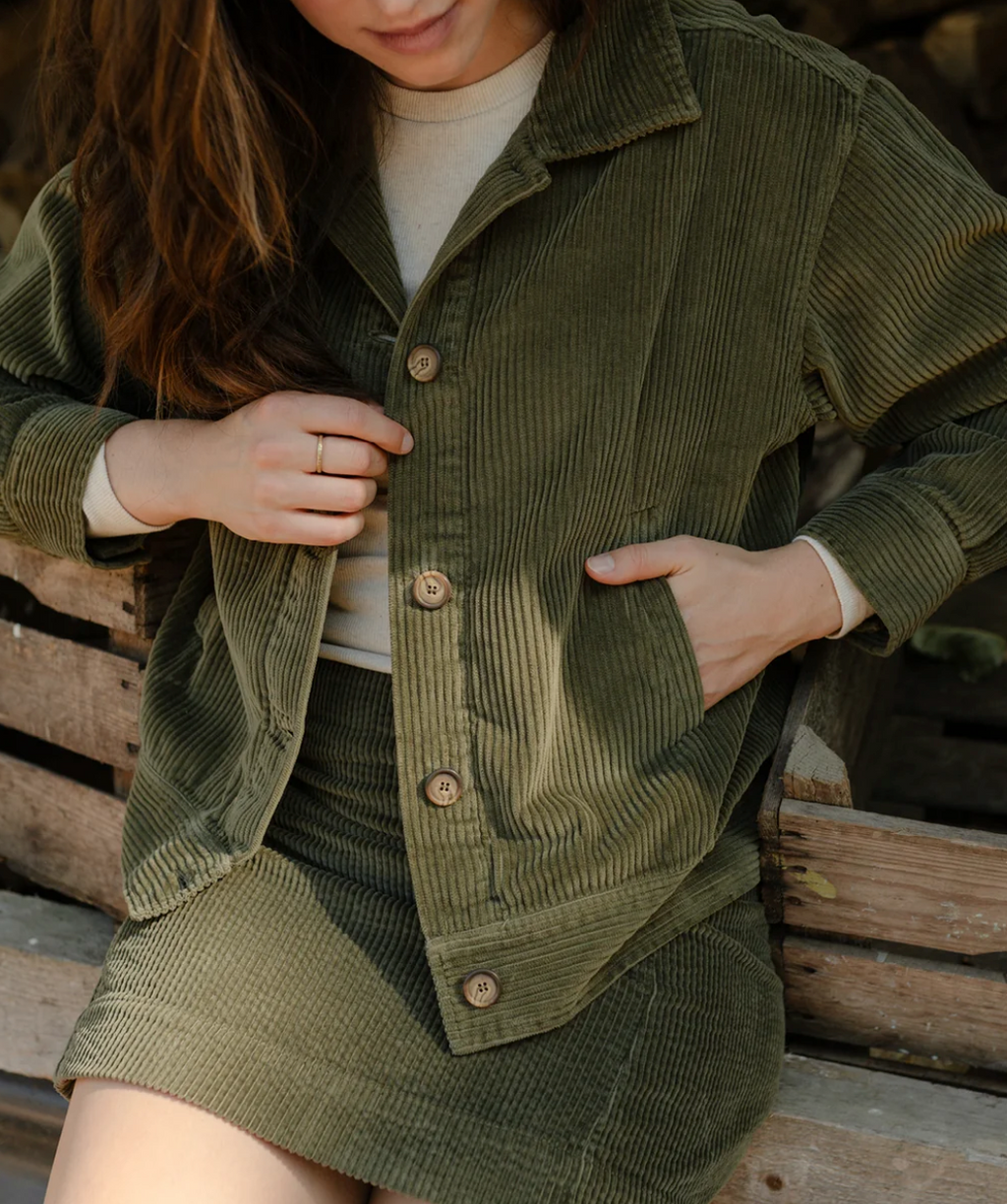Cordjacke Silja mit lockerem Schnitt von nordlicht