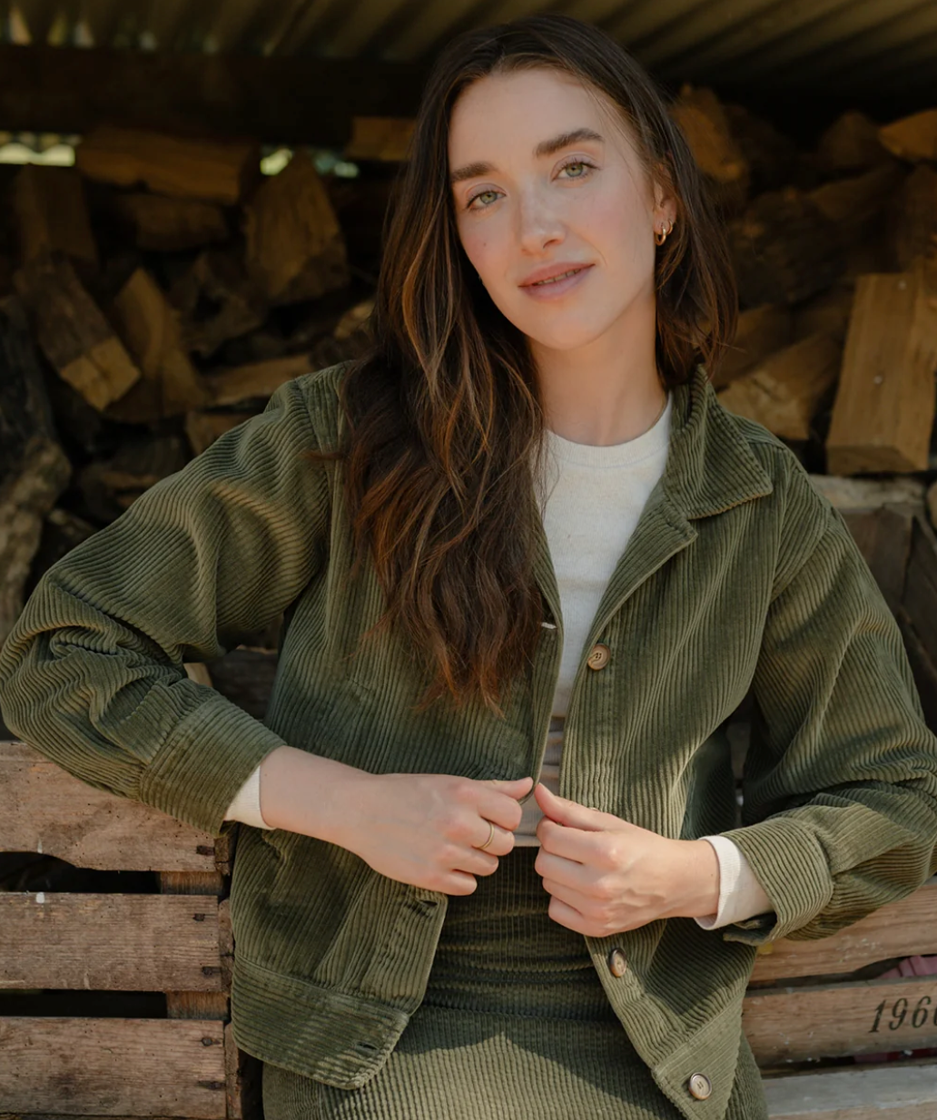 Cordjacke Silja von nordlicht aus 100 % Bio-Baumwolle