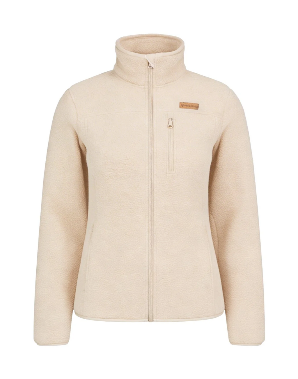 Damen Sherpa Fleece Jacke – Farbvariante, Seitenansicht