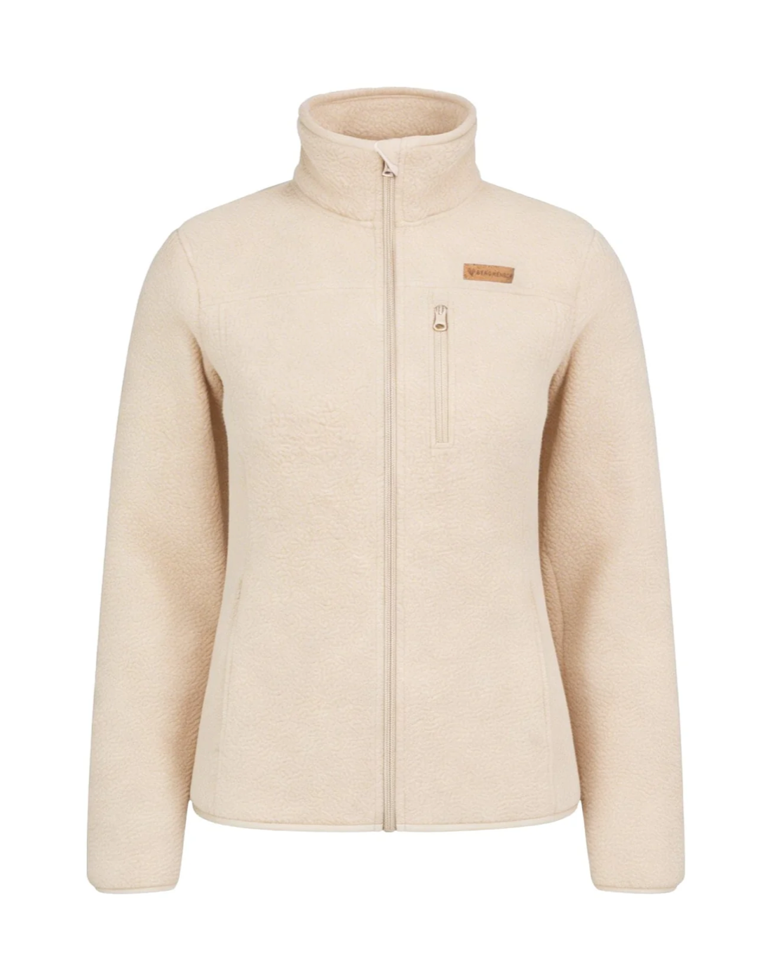 Damen Sherpa Fleece Jacke – Farbvariante, Seitenansicht