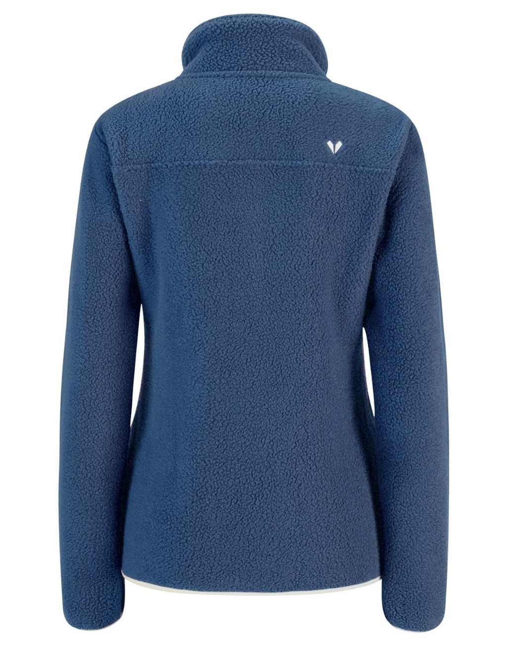 Damen Sherpa Fleece Jacke – Trageansicht Nahaufnahme, VomKaff