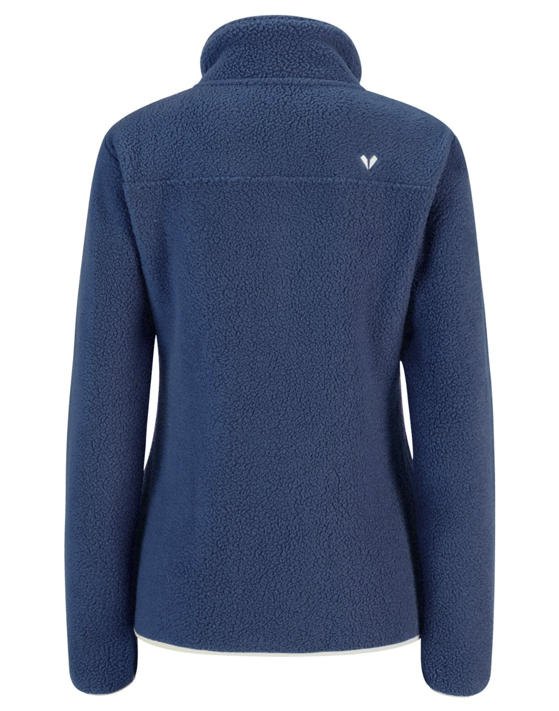Damen Sherpa Fleece Jacke – Trageansicht Nahaufnahme, VomKaff