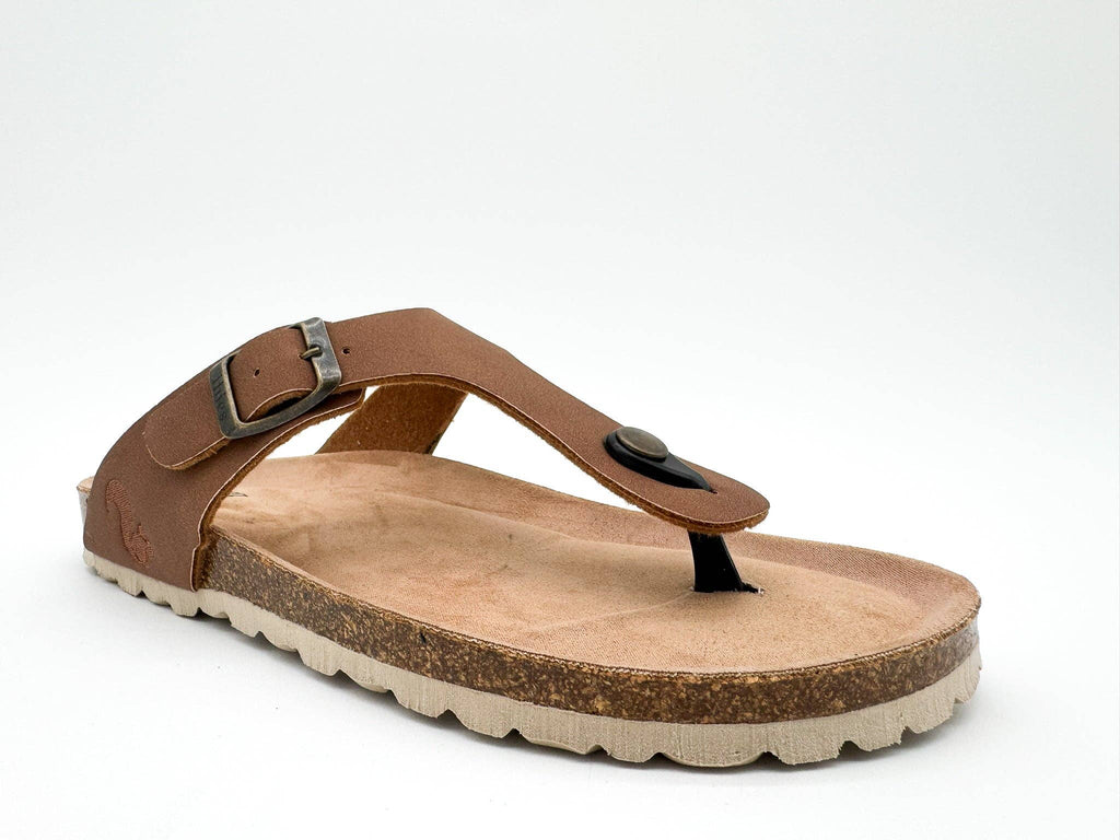 Thies 1856 ® Eco Bio Zehentrenner vegan Zimt