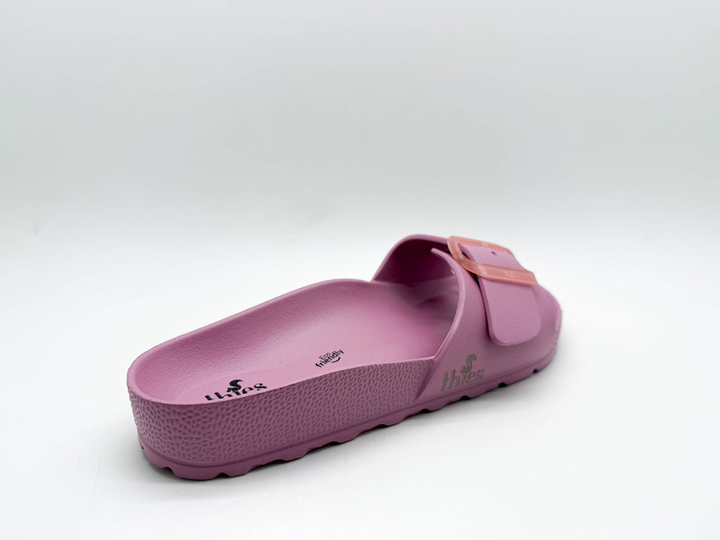 Thies 1856 ® Ecofoam Riemchensandale vegan Malva