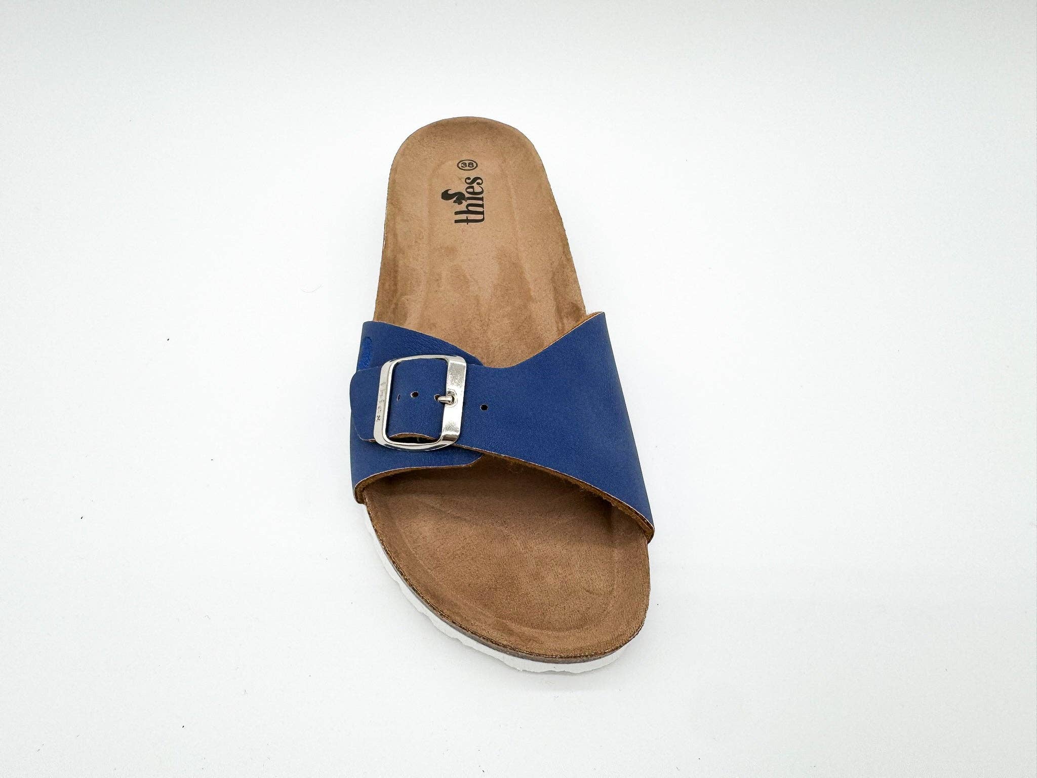 Thies 1856 ® Eco Bio Riemensandale vegan blau