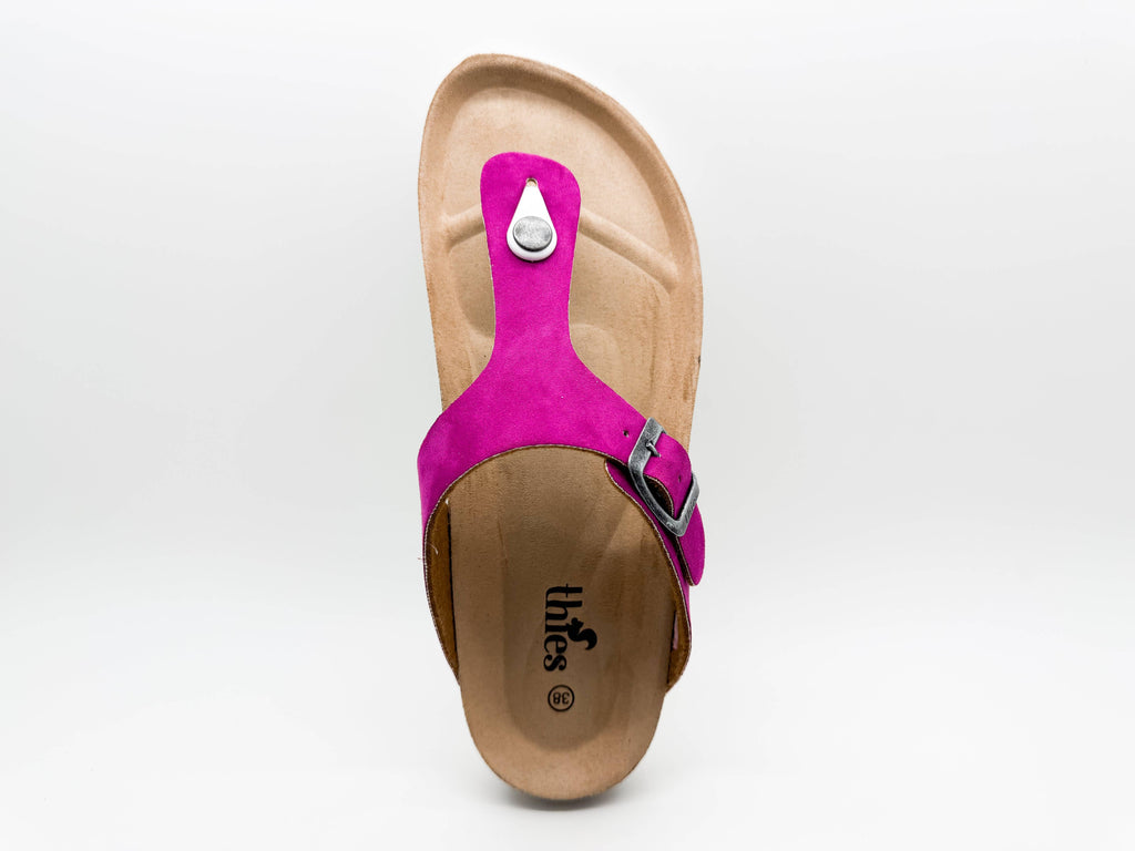 Thies 1856 ® Rec Bio Zehentrenner vegan orchid pink