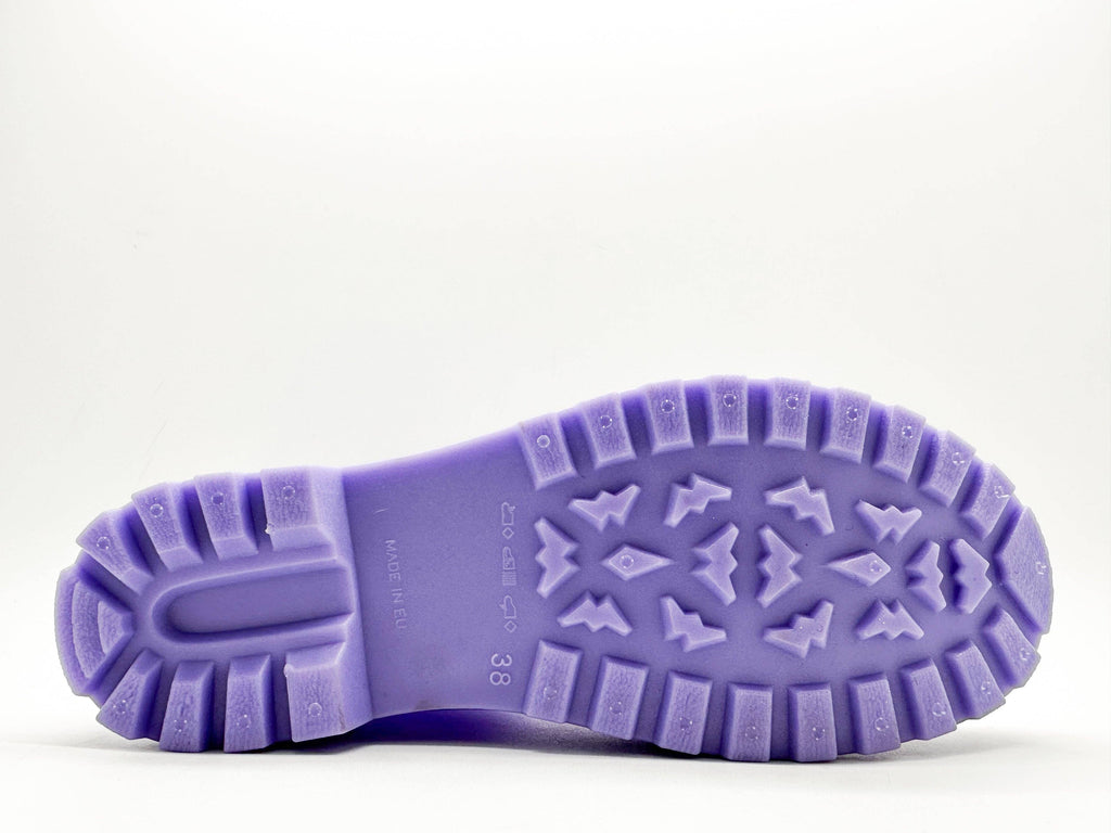 Thies ® Bio-Regenstiefel Lavendel vegan | 100 % wasserdichte, biologisch abbaubare Regenstiefel