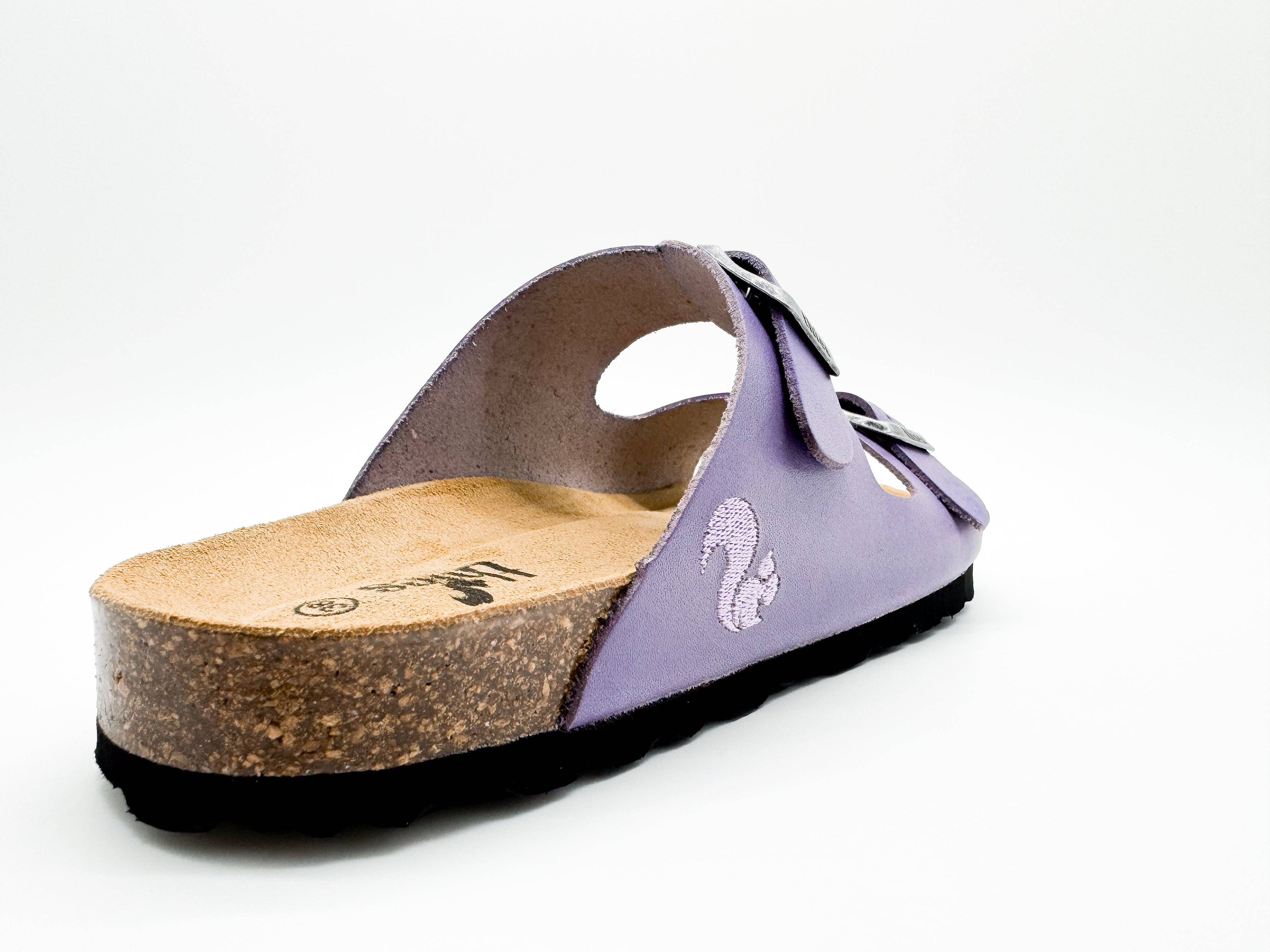 Thies 1856 ® Eco-Leder-Sandale Lavendel