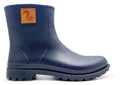 Thies ® Bio-Regenstiefel dunkelblau vegan | 100 % wasserdichter, biologisch abbaubarer Regenstiefel