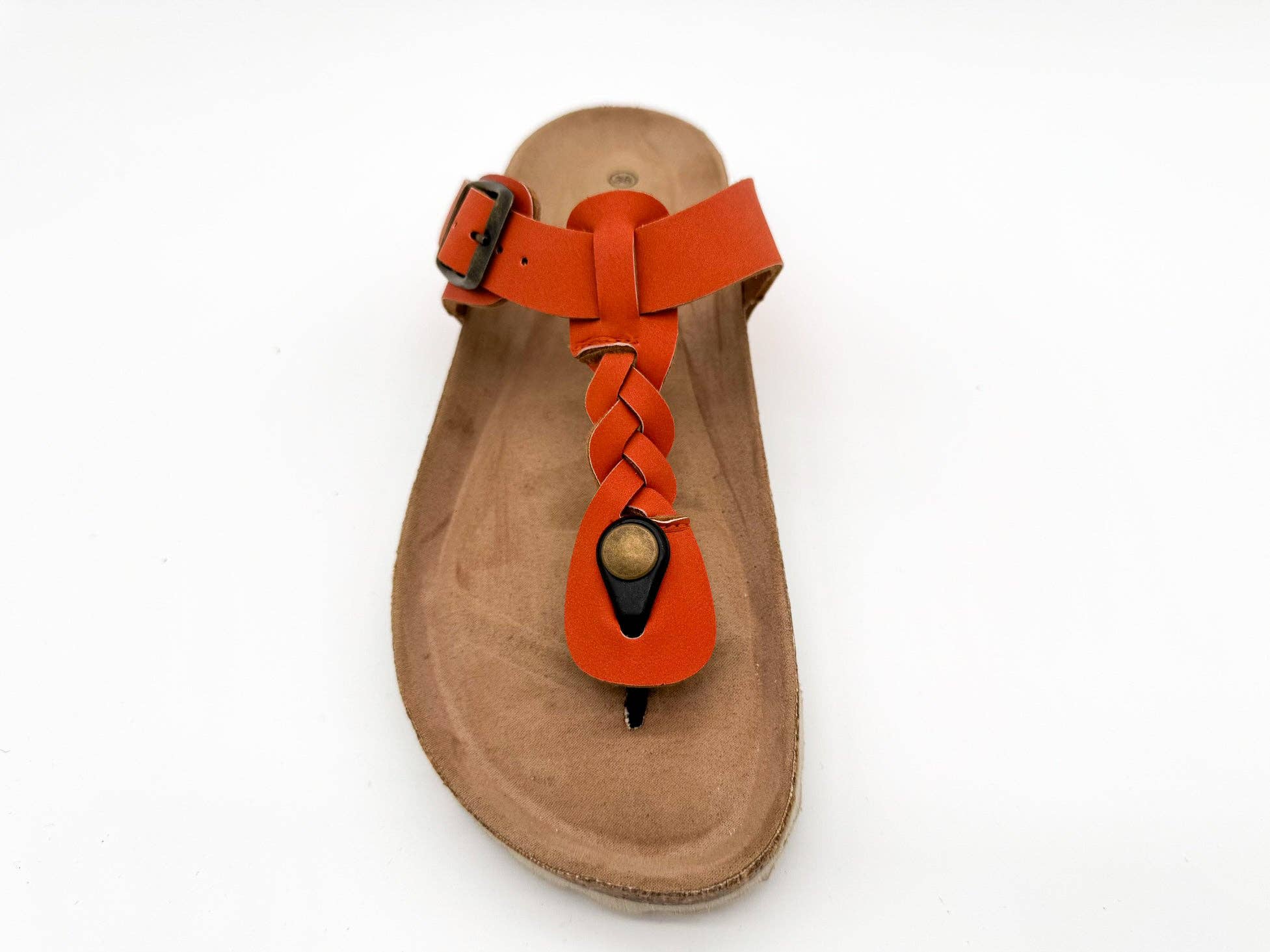 Thies 1856 ® Eco Thong Braid Sandale vegan Karotte