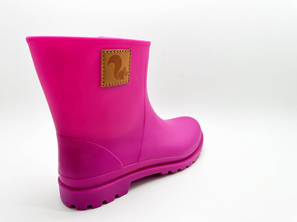 Thies ® Bio-Regenstiefel orchid pink vegan | 100 % wasserdichte, biologisch abbaubare Regenstiefel
