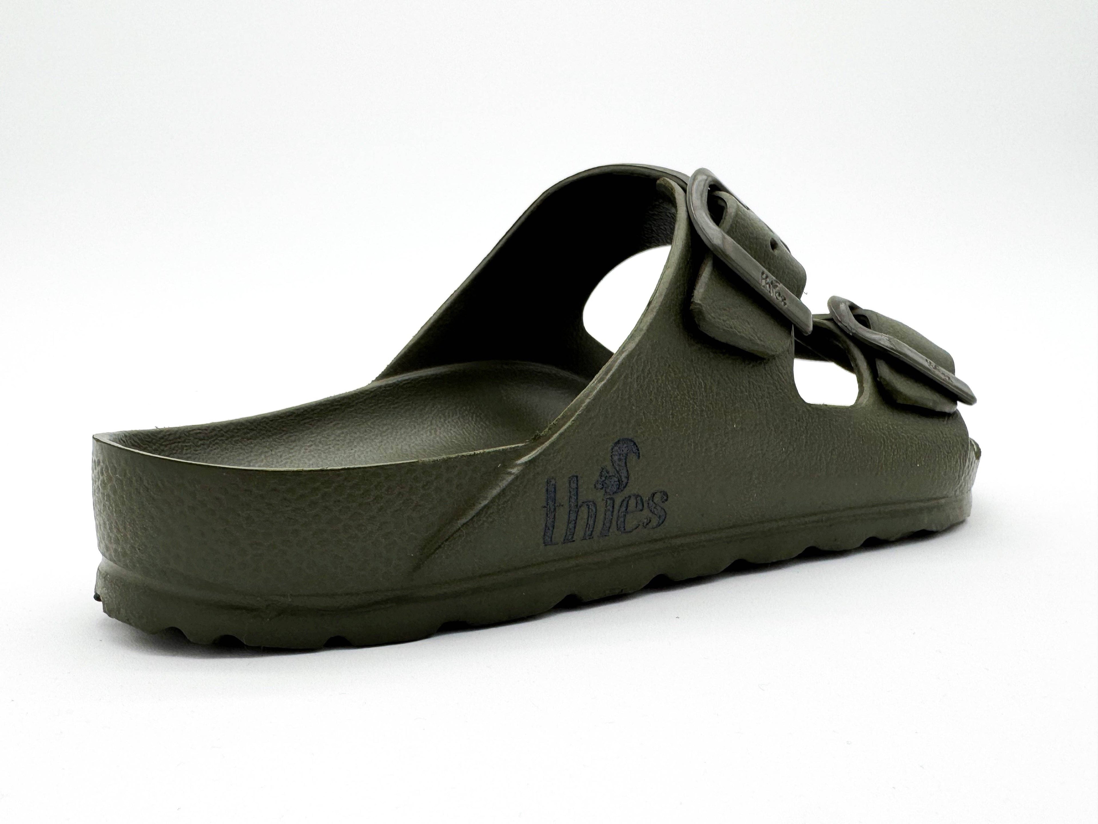 Thies 1856 ® Ecofoam Sandale vegan oliv