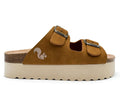 Thies 1856 ® Eco Bio Plateau Sandale vegan cognac