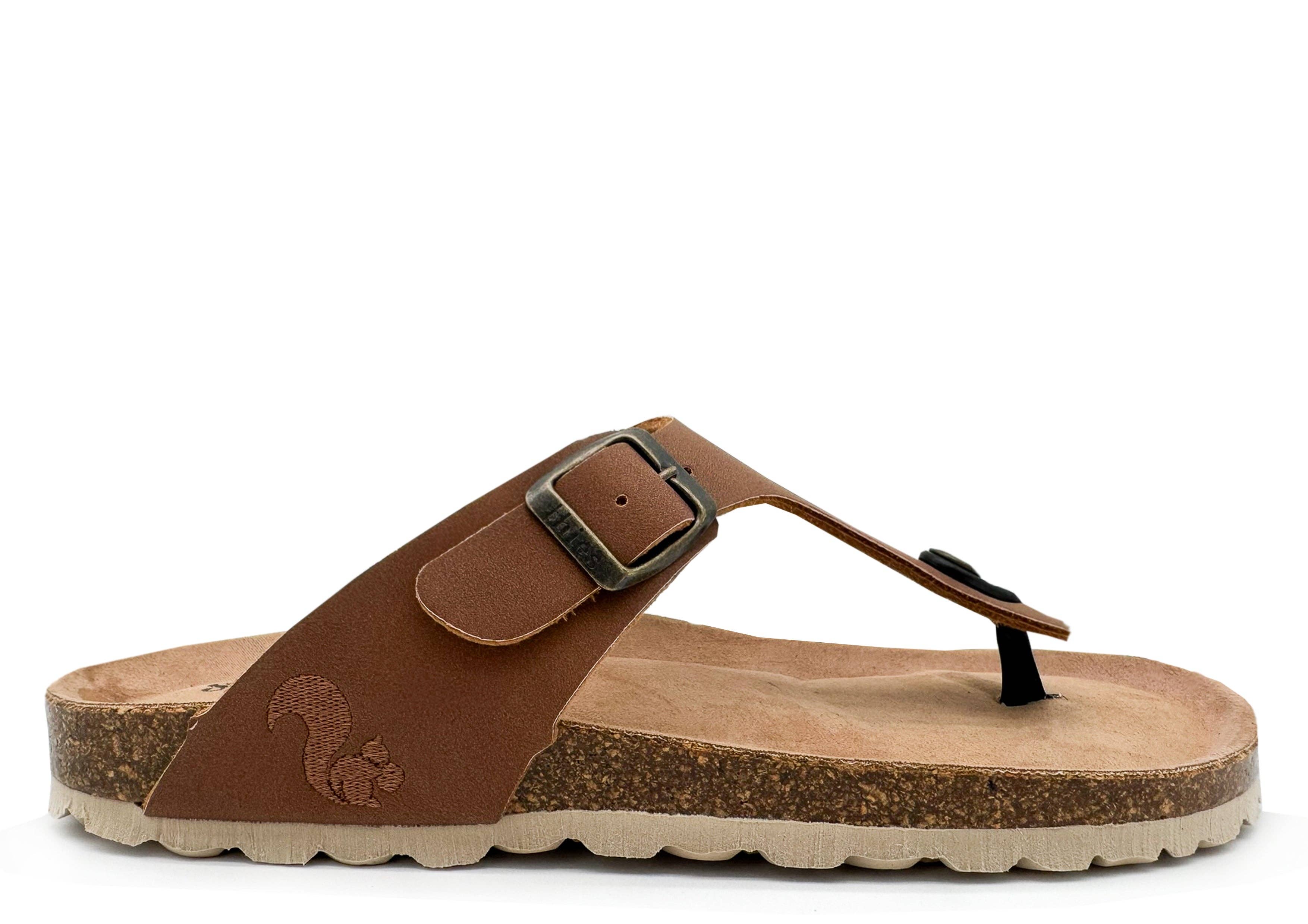 Thies 1856 ® Eco Bio Zehentrenner vegan Zimt