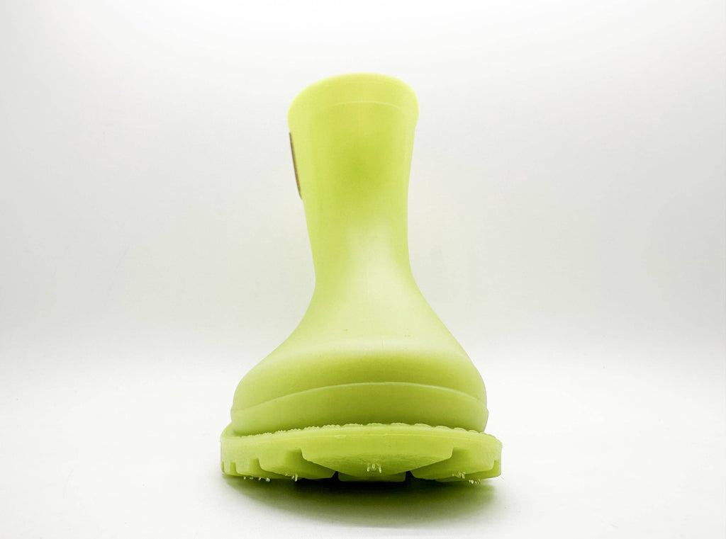 Thies ® Bio Regenstiefel Limette vegan | 100% wasserdichte biologisch abbaubare Regenstiefel