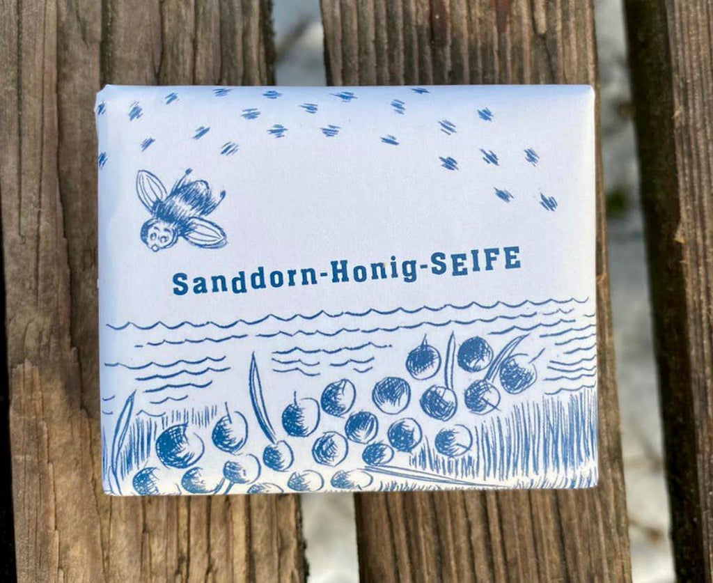 Handgemachte Sanddorn-Honig-Seife Hiddensee Ostsee Meer