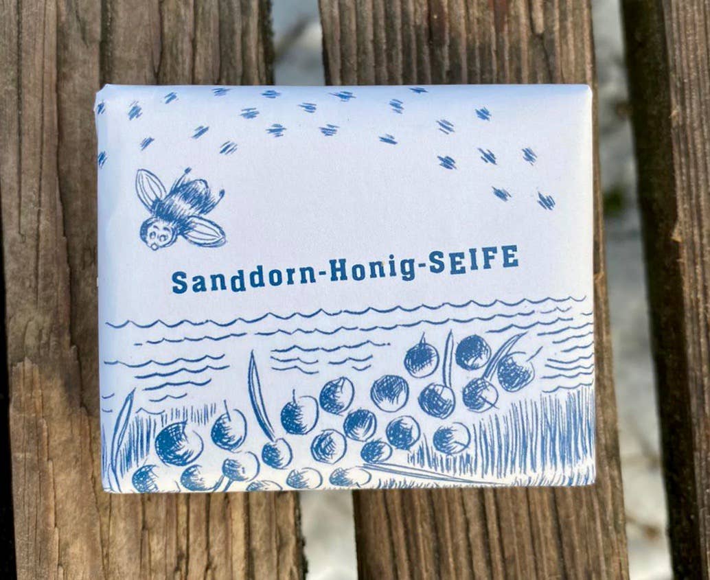 Handgemachte Sanddorn-Honig-Seife Hiddensee Ostsee Meer