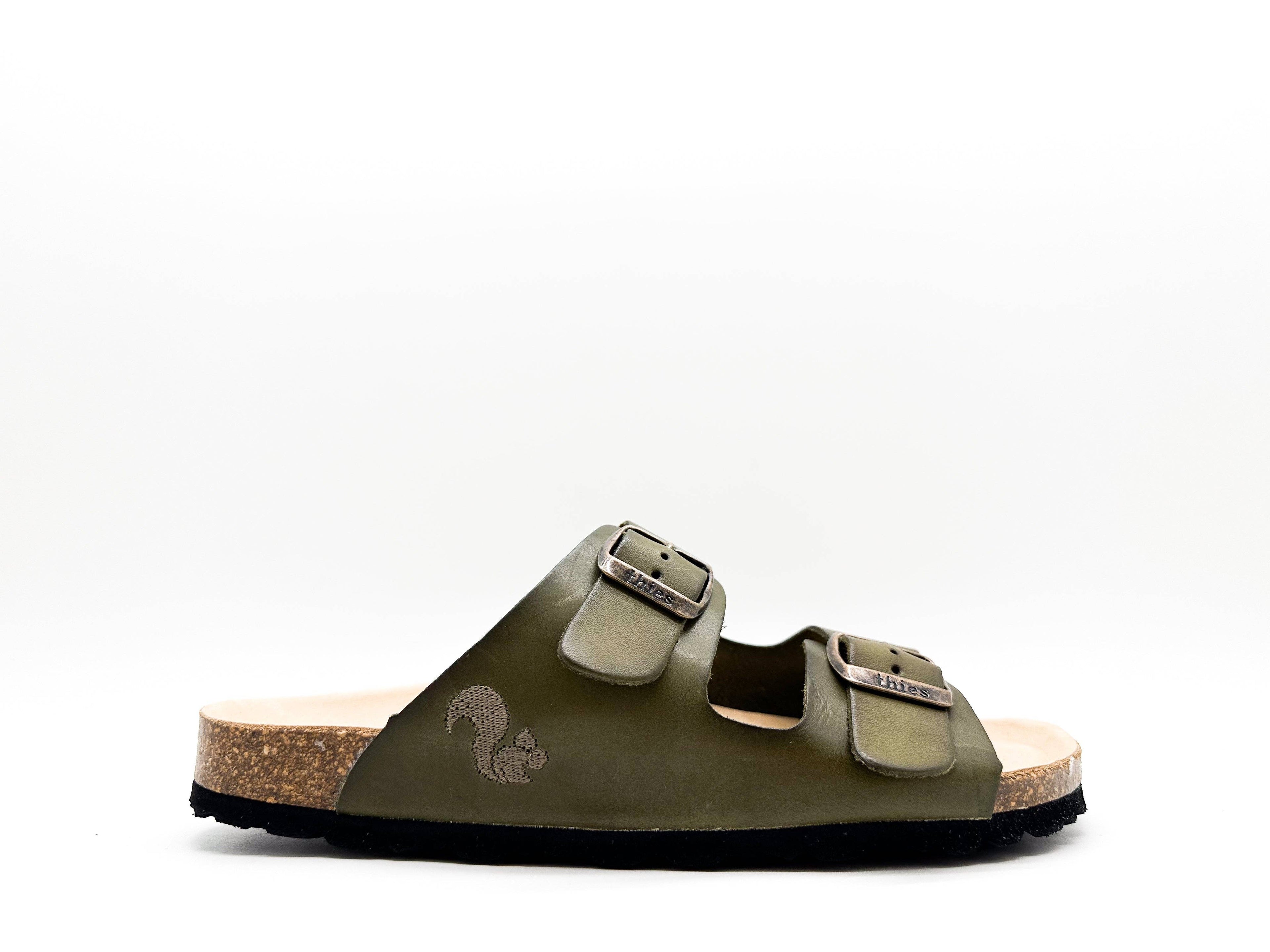 Thies 1856 ® Eco-Ledersandale Avocado