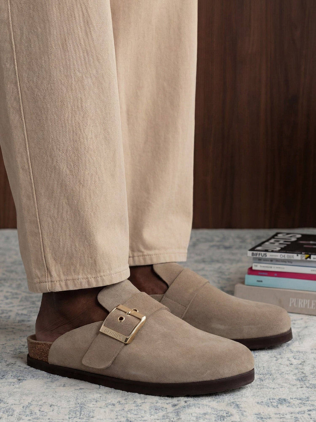 IZAR VELOURS TAUPE HERREN