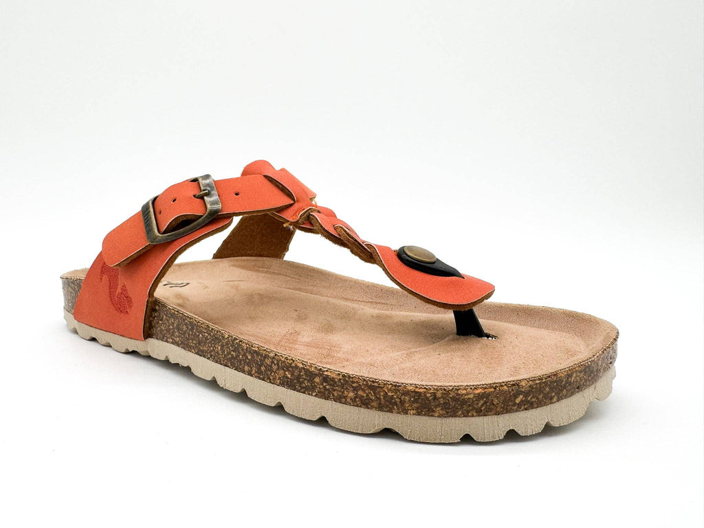 Thies 1856 ® Eco Thong Braid Sandale vegan Karotte