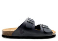 Thies 1856 ® Eco-Ledersandale Anthrazit