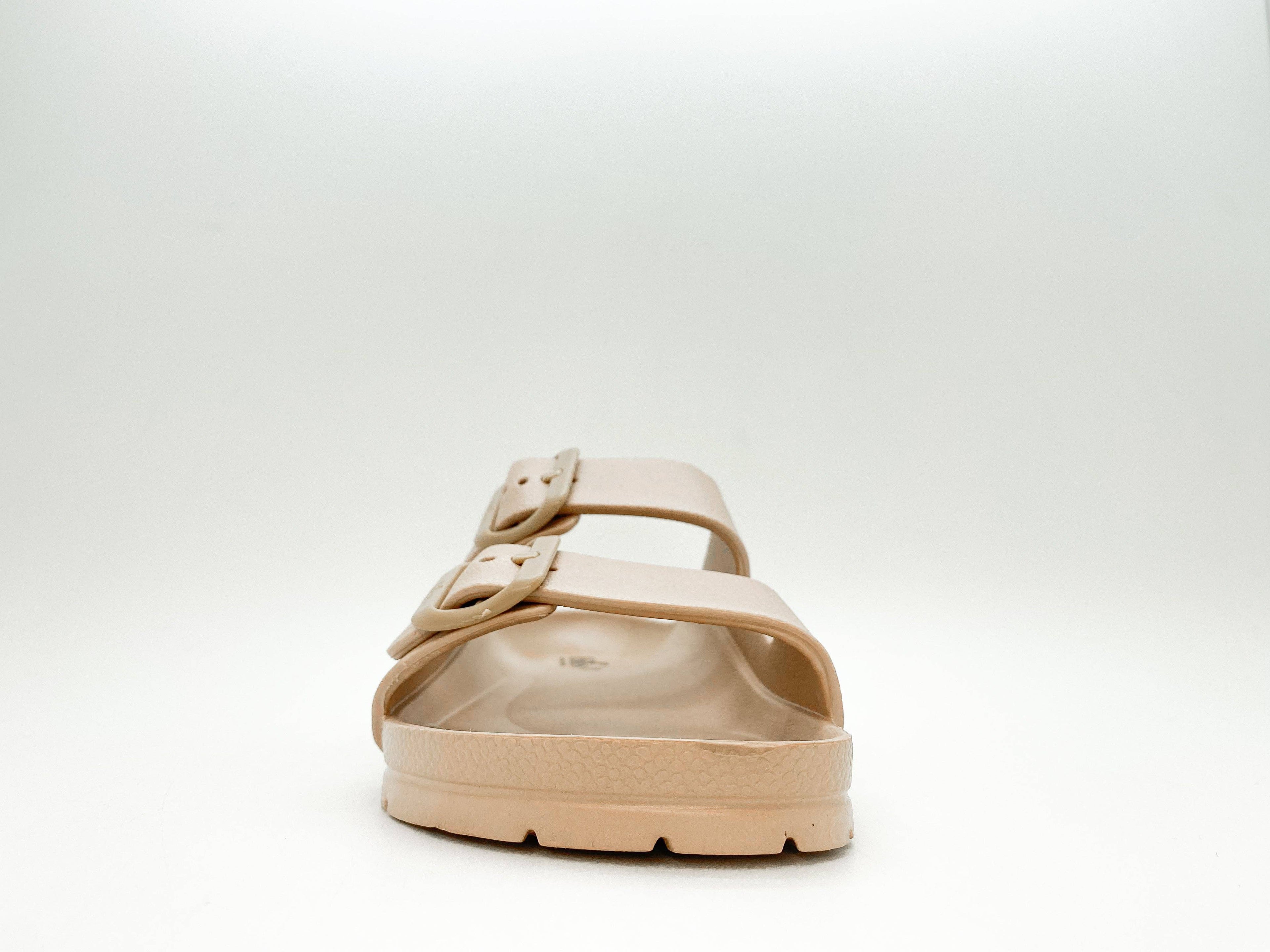 Thies 1856 ® Ecofoam vegane Sandale in Bronze