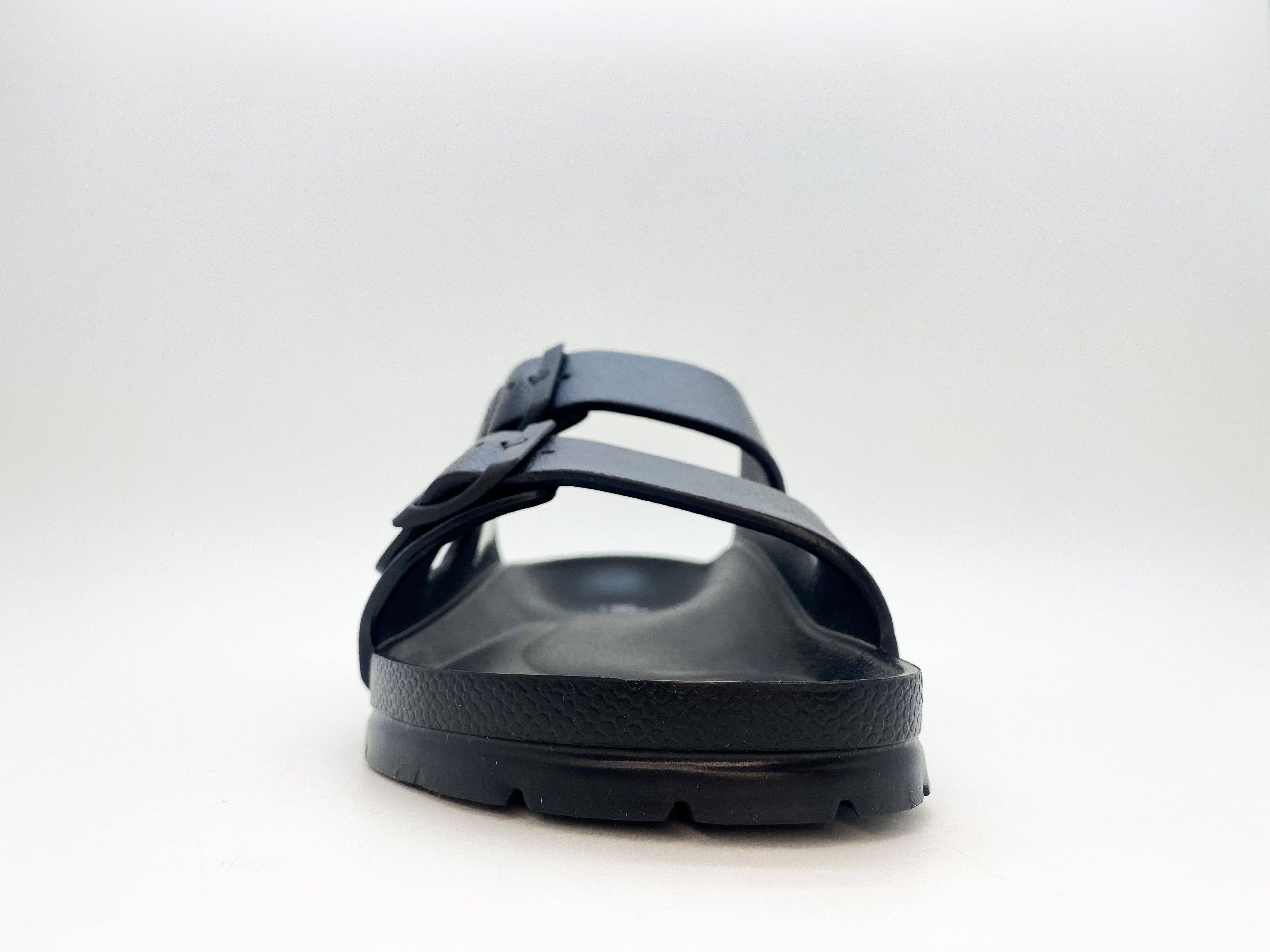 Thies 1856 ® Ecofoam vegane Sandale in Schwarz